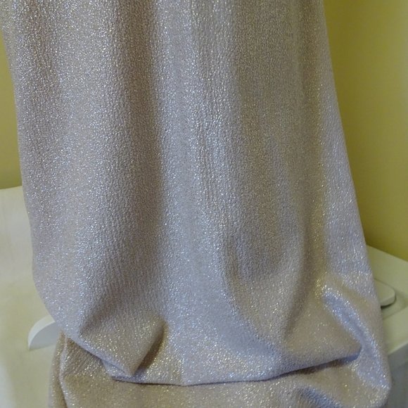 Ladies Size 14 Champagne long Prom Dress-NEW - Picture 2 of 8